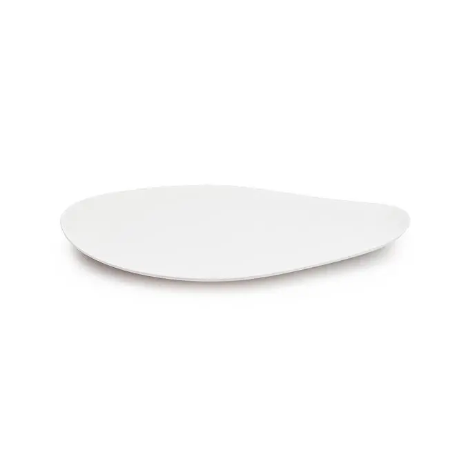 Jan Maison Blanche 41Cm White Droplet-Shaped Serving Platter 1
