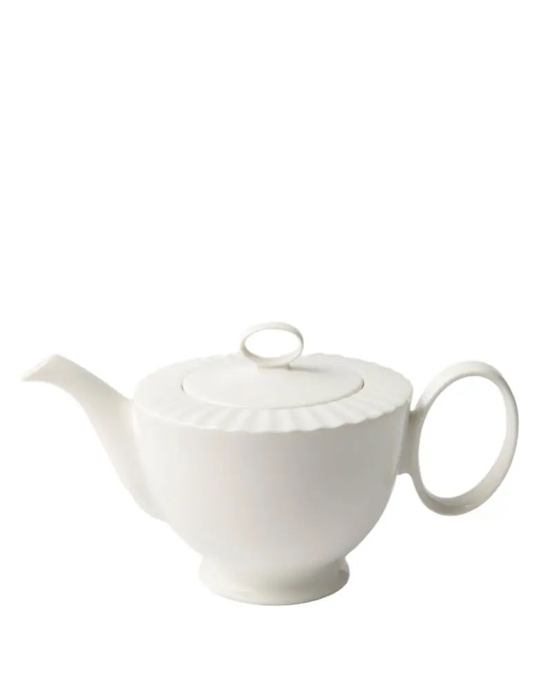 Jenna Clifford Teapot – 1.2L, Matte White Ceramic 1