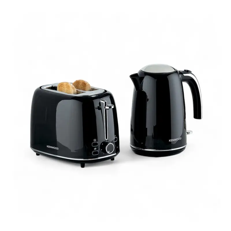 Kenwood Breakfast Bundle – Toaster, Kettle & Accessories In Black 1