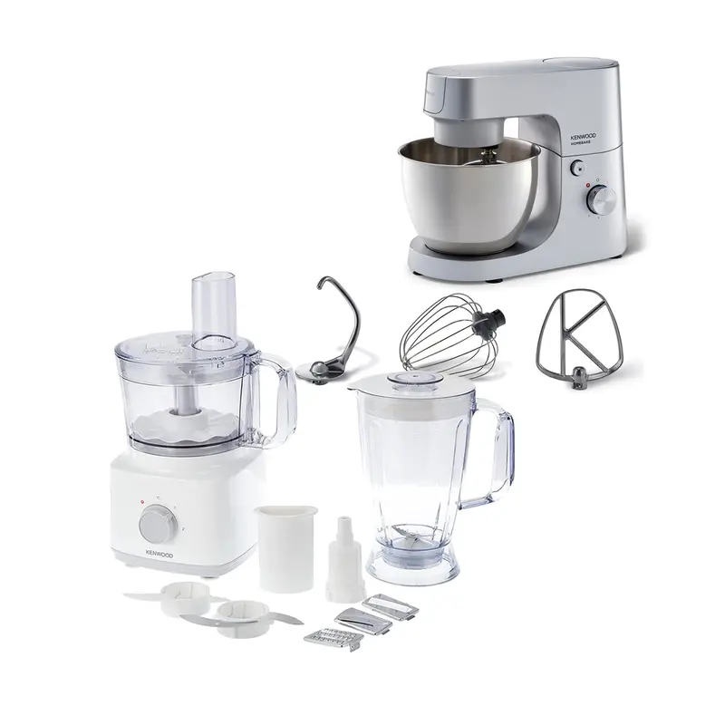 Kenwood Essentials 750W Food Processor & 5L Homebake Stand Mixer Bundle 1