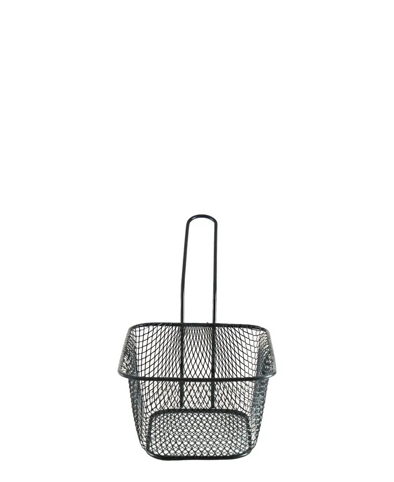 Kitchen Life Chip Serving Basket – Sleek Black 1
