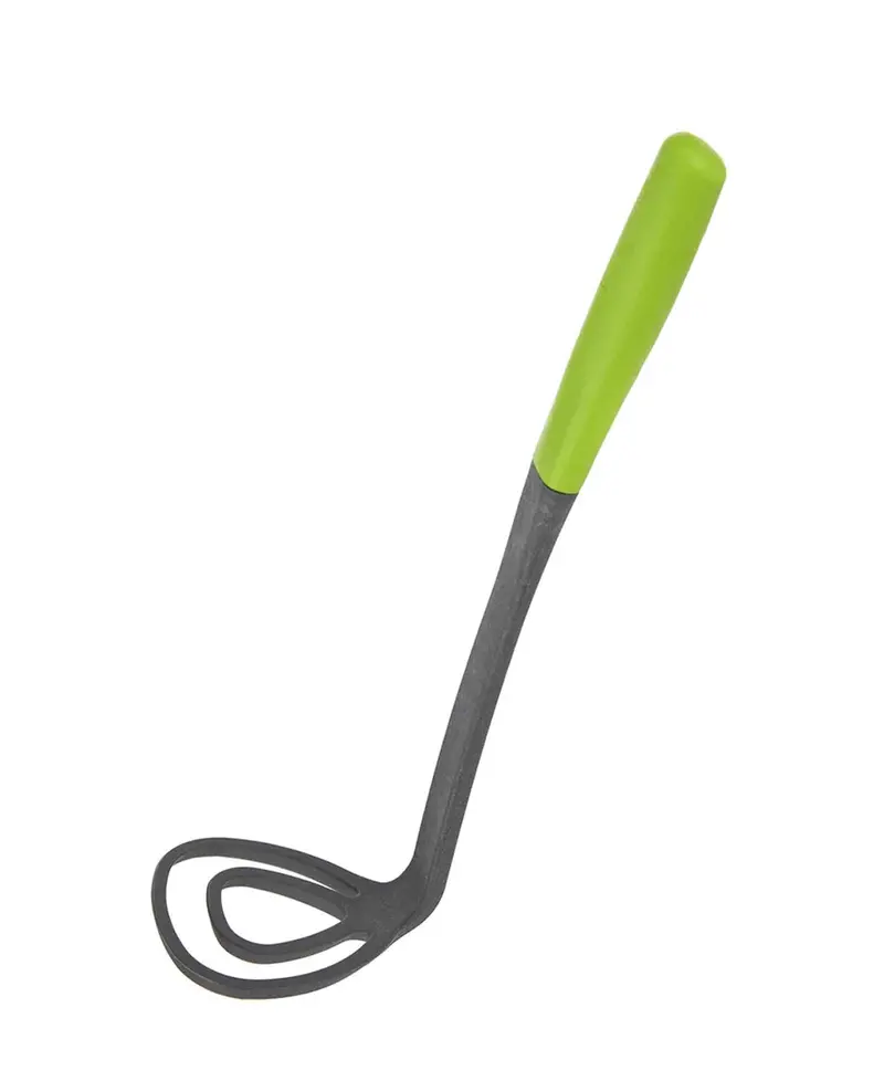 Kitchen Life Multi-Function Potato Masher – Dual-Tone Black & Green 1