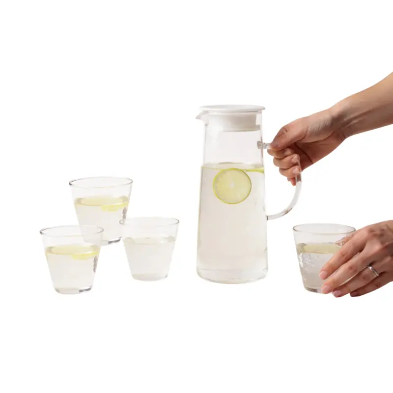 Kitchen Life Transparent 5-Piece Drinkware Set 1