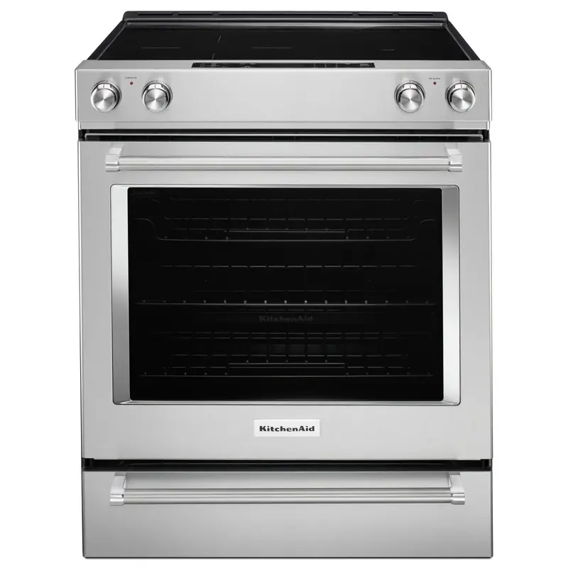 Kitchenaid 30-Inch Electric Convection Range – Front-Control Design, 5 Elements 1