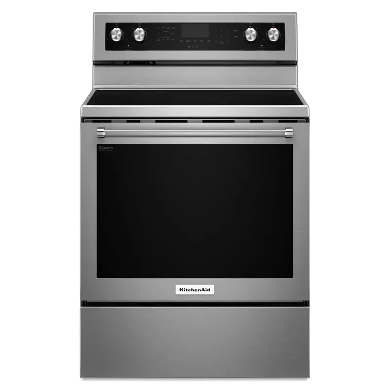 Kitchenaid 30-Inch Electric Convection Range – Model Ykfeg500Ess, 5-Element Design 1