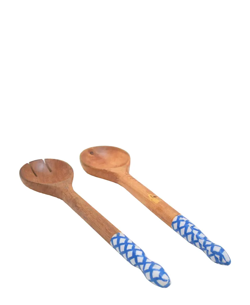 Lake Blue Decorative Salad Servers Set (2-Piece) 1