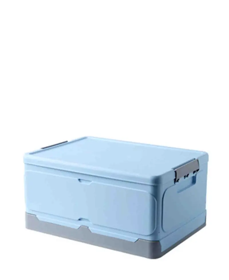 Large Blue Foldable Clip Storage Boxes – Fine Living 1
