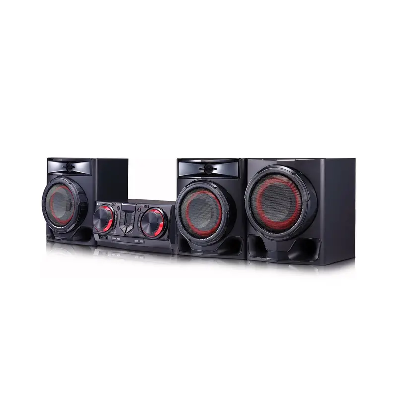 Lg 2.1-Channel Hi-Fi Sound System In Black And Red Finish 1