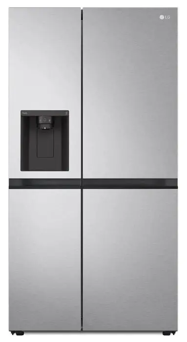 Lg 23 Cu. Ft. Side-By-Side Counter-Depth Refrigerator – Ice & Water Dispenser, Stainless Finish (Ls23C4230V) 1