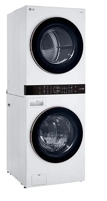 Lg 27-Inch All-In-One Washer And Dryer Unit – Wke100Hwa 1