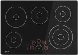 Lg 30-Inch Black Electric Cooktop (Lce3010Sb) 1