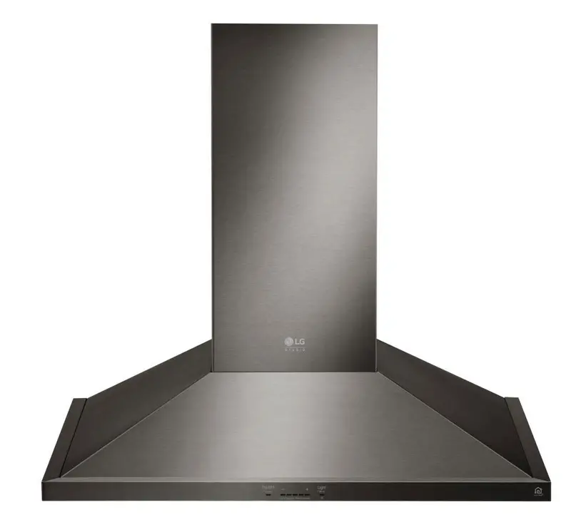 Lg 30-Inch Black Stainless Wall-Mount Chimney Hood (Lshd3089Bd) 1