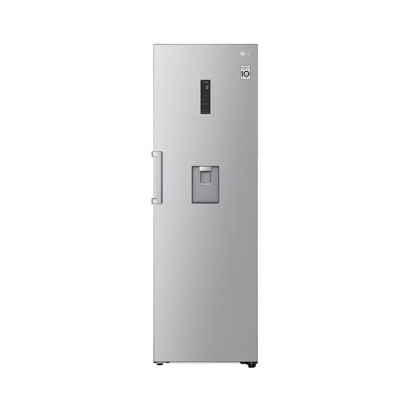 Lg 377L Silver Upright Refrigerator With Energy-Efficient Cooling 1