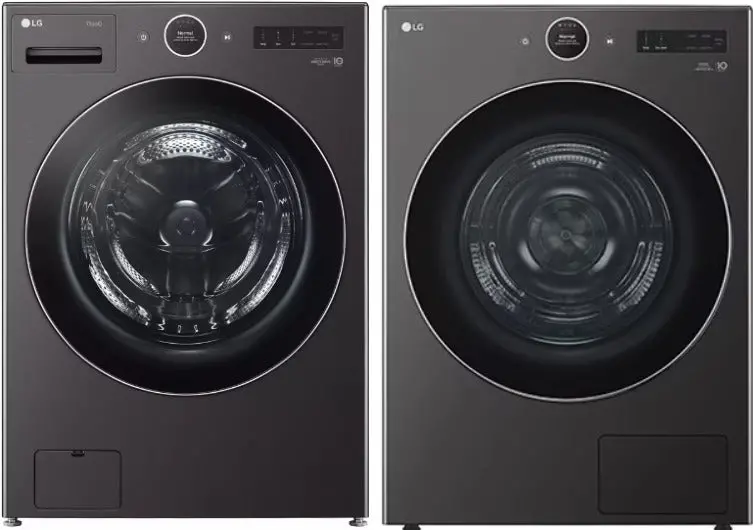 Lg 5.8 Cu. Ft. Washer & Heat Pump Dryer Pair With Autofill (Wm6700Hba/Dlhc6702B) 1