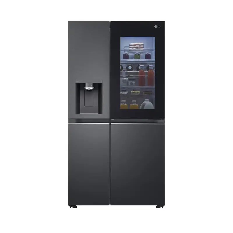 Lg 611L Black Side-By-Side Refrigerator With Instaview Door-In-Door 1