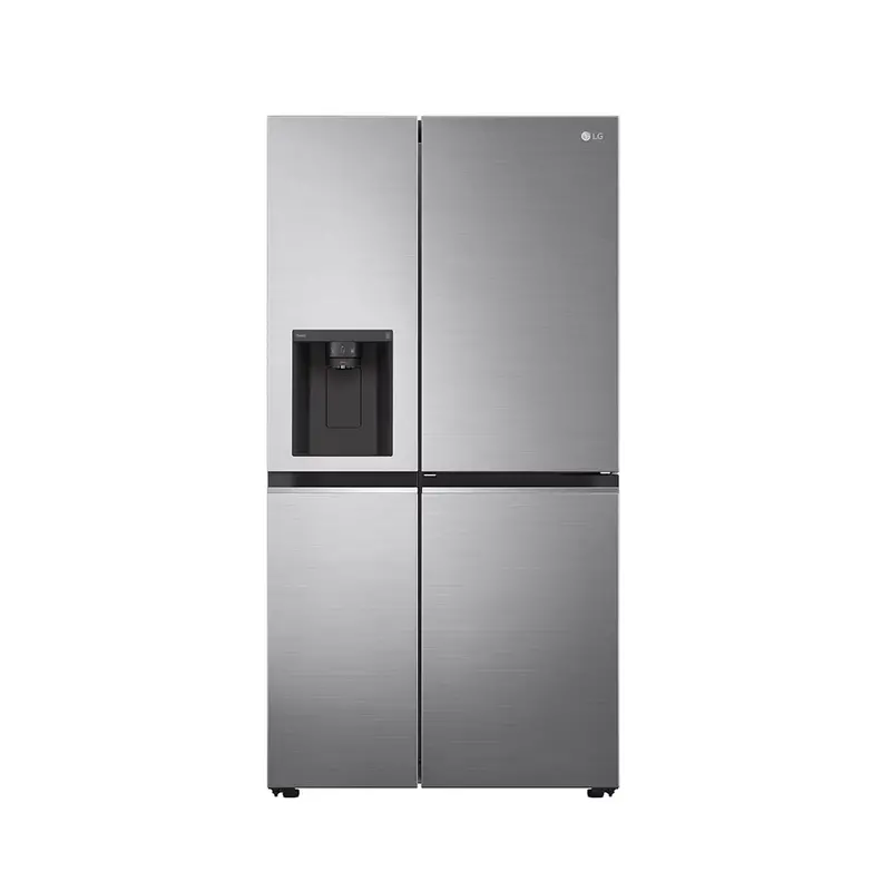 Lg 611L Platinum Door-In-Door Side-By-Side Refrigerator – Silver Finish 1
