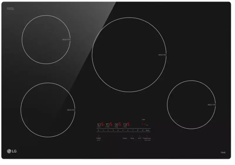 Lg Cbih3013Be 30-Inch Smart Induction Cooktop With Ultraheat™ 4.3 Kw Element 1