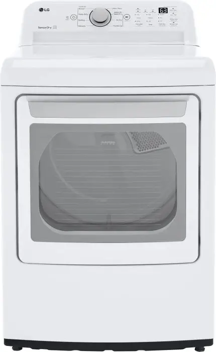 Lg Dle7150W 7.3 Cu. Ft. Ultra-Large Electric Dryer With Sensor Dry Intelligence 1