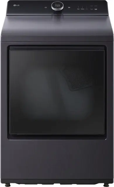Lg Dlex8600Be Rear-Control Electric Dryer – 7.3 Cu. Ft., Easyload™ Door, Ai Sensing, Turbosteam™ 1