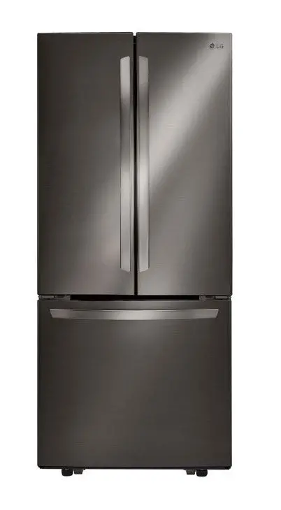 Lg Lrfns2200D 30-Inch French-Door Refrigerator (21.8 Cu. Ft.) In Black Stainless Steel 1
