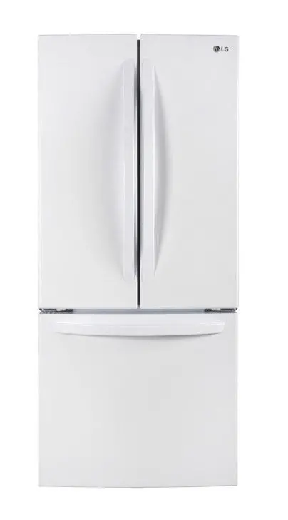 Lg Lrfns2200W 30-Inch French-Door Refrigerator (21.8 Cu. Ft.) In White 1