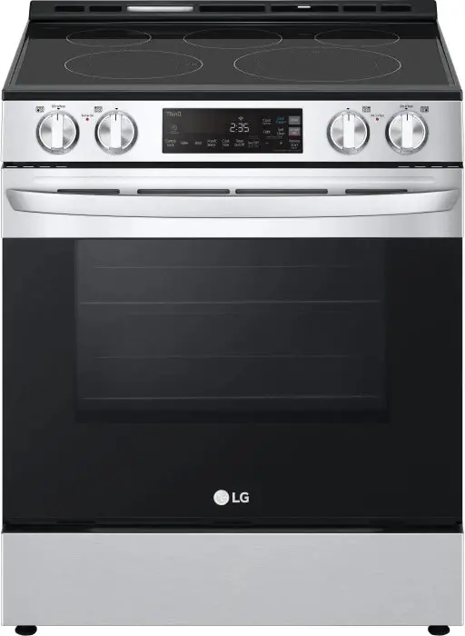 Lg Lsel6331F 6.3 Cu. Ft. Wi-Fi-Enabled Electric Slide-In Range With Easyclean® 1