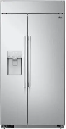 Lg Srsxb2622S 26.5 Cu. Ft. Built-In Side-By-Side Refrigerator At Cabinet Depth (42") In Stainless Steel 1