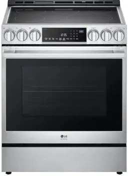 Lg Studio Lses6338F 6.3 Cu. Ft. Instaview® Electric Slide-In Range With Probake Convection® And Air Fry 1