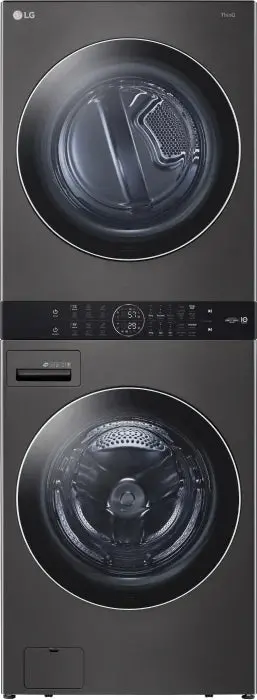 Lg Washtower™ All-In-One Unit – 4.5 Cu. Ft. Washer + 7.4 Cu. Ft. Gas Dryer, Center Control (Wkgx201Hba) 1