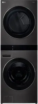 Lg Wkex300Hba Washtower: 5.0 Cu. Ft. Front-Load Washer + 7.4 Cu. Ft. Electric Dryer With Center Control 1