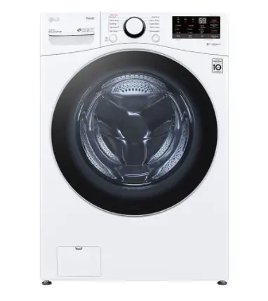 Lg Wm3600Hwa 4.5 Cu. Ft. Wi-Fi-Enabled Front-Load Washer With Ai-Powered Steam Cleaning In White 1
