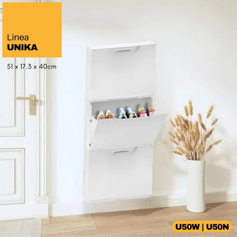 Linea Unika Wall-Mounted Stackable Shoe Organizer 1