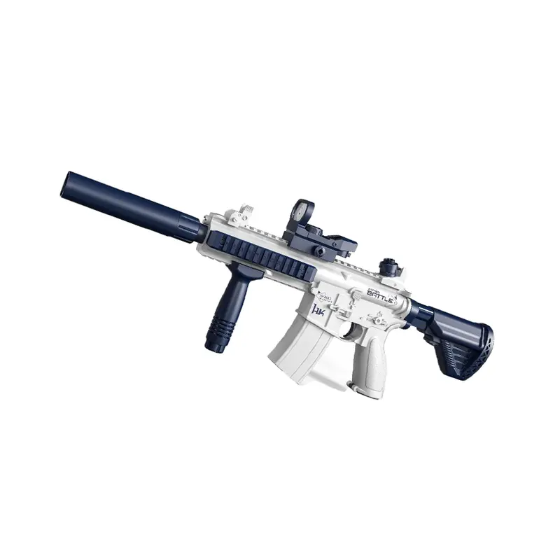 Long-Range Electric Water Blaster – Blue & White 1