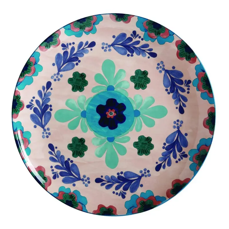 Majolica Peach Round Serving Platter – 36.5 Cm Diameter 1