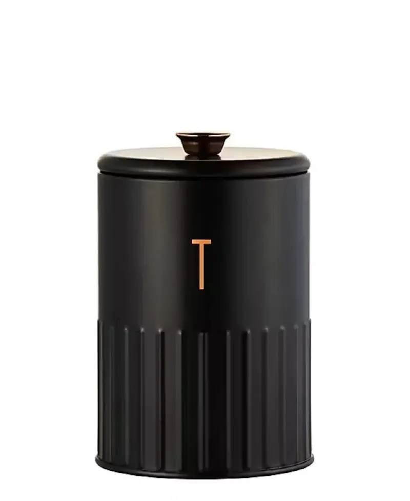 Maxwell & Williams Astor 1.35L Black Tea Storage Canister 1