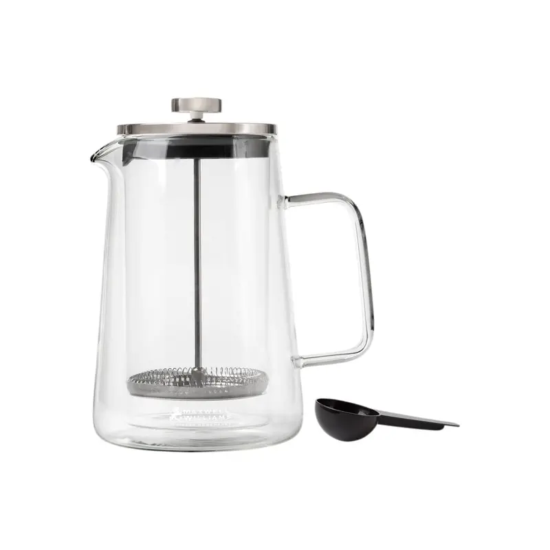 Maxwell & Williams Blend Vienna Double-Wall Plunger – 1L Clear 1