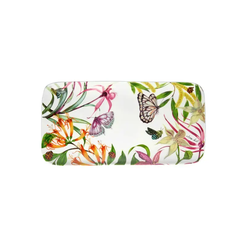 Maxwell & Williams Eloise Short Lyric 29Cm Rectangular Butterflies Platter 1