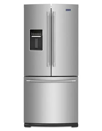 Maytag Mfw2055Frz 30-Inch French Door Refrigerator – Water Dispenser, Stainless Steel 1