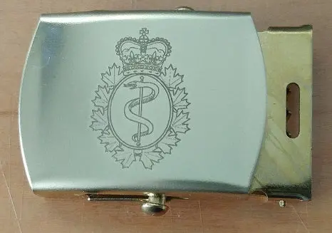 Medical Branch Themed Belt Buckle – Polished Metal Finish 1