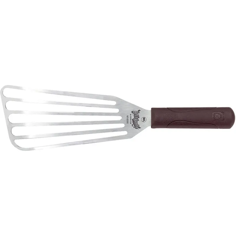 Mercer Culinary Hell’S Handle Slotted Fish Turner – Extra-Wide Head 1