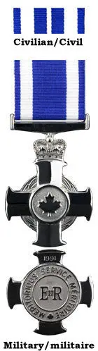 Meritorious Service Cross (Msc) Miniature – Canadian Bravery & Leadership Honour 1