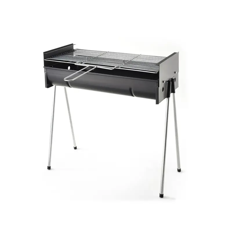 Metalix 452 Adjustable Braai Stand – Heavy-Duty Black Steel 1