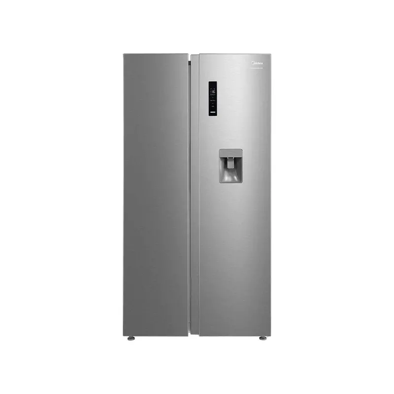 Midea 513-Litre Side-By-Side Refrigerator – Premium Stainless Steel 1
