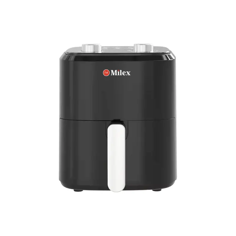 Milex 5L Manual Air Fryer – Compact Black Touch-Control Fryer 1