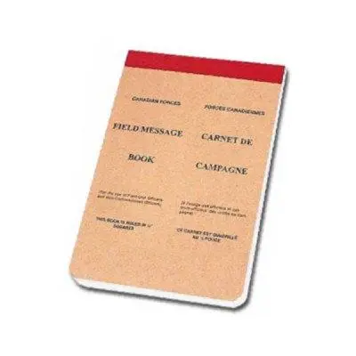 Military-Grade Field Message Log Book 1
