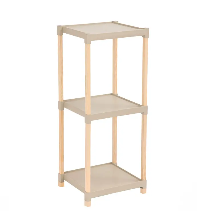 Mira 28 Cm Three-Tier Plastic Shelf – Lightweight Adjustable Organizer 1