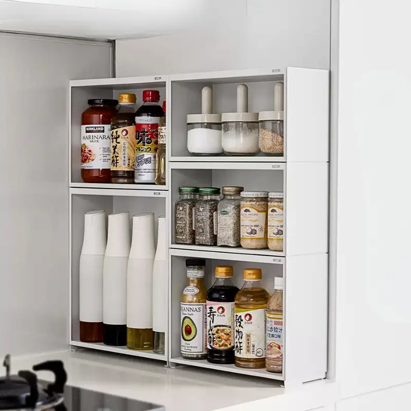 Modu Modular Open Storage Rack – Stackable In Three Sizes 1