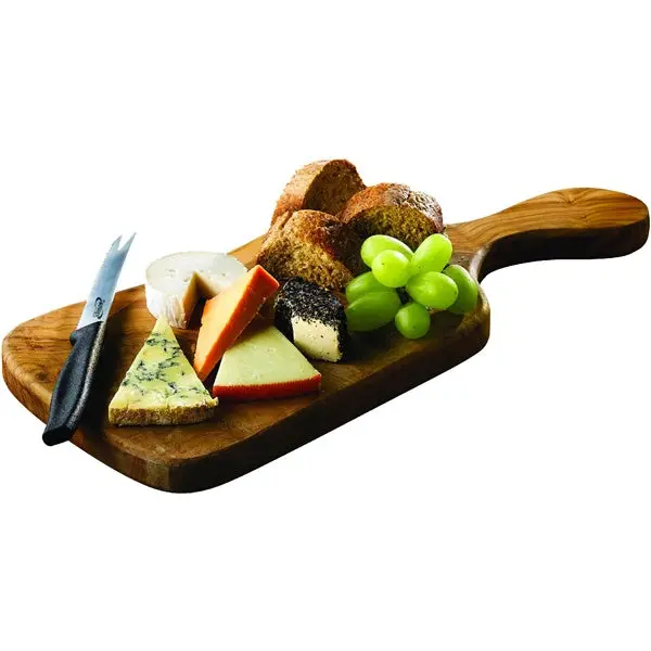 Olive Wood Paddle-Shaped Serving Board – 38 × 18Cm (Approx.) 1