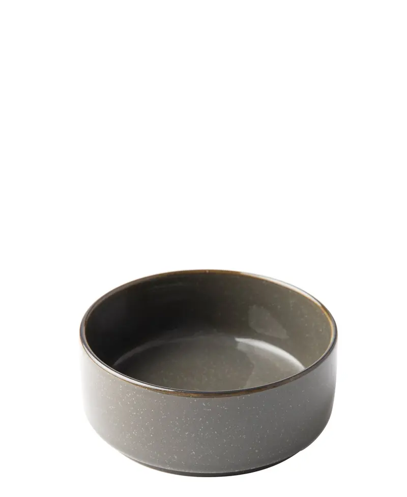 Omada Flat-Stackable Grey Nibble Bowl For Snacks And Appetizers 1