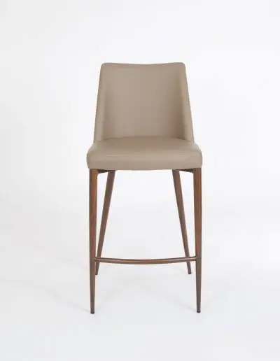 Phil Lite Taupe Stool Combining Mid-Century Charm And Versatility 1